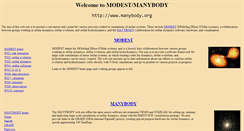 Desktop Screenshot of manybody.org